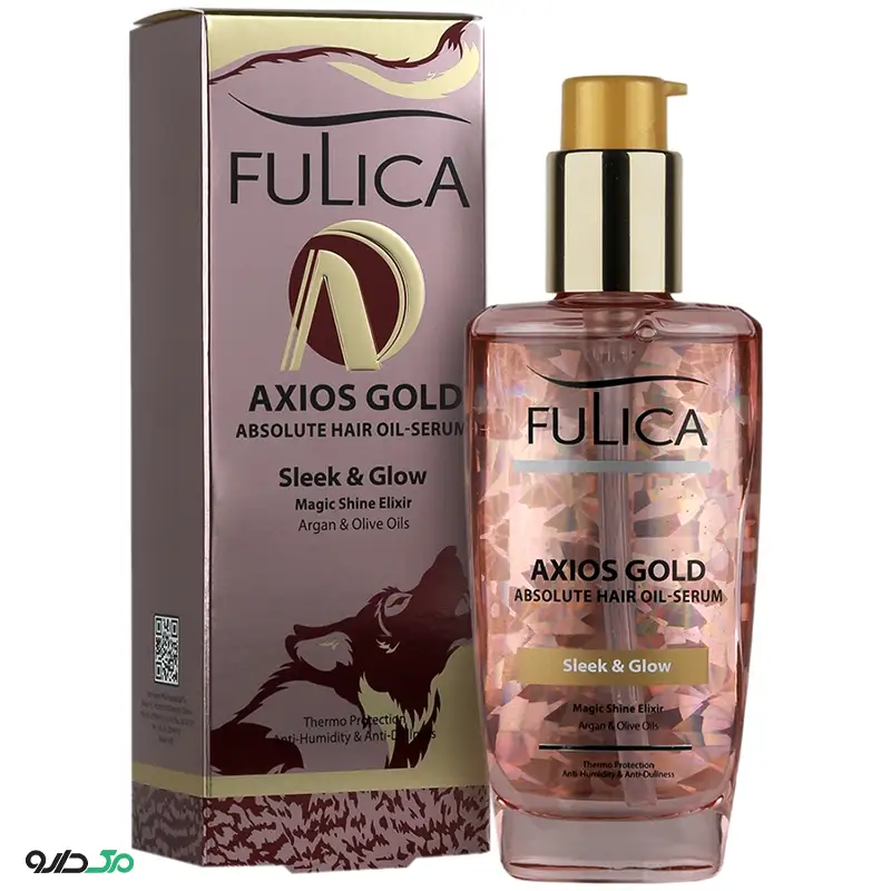 سرم روغنی براق کننده موی سر حاوی روغن آرگان فولیکا